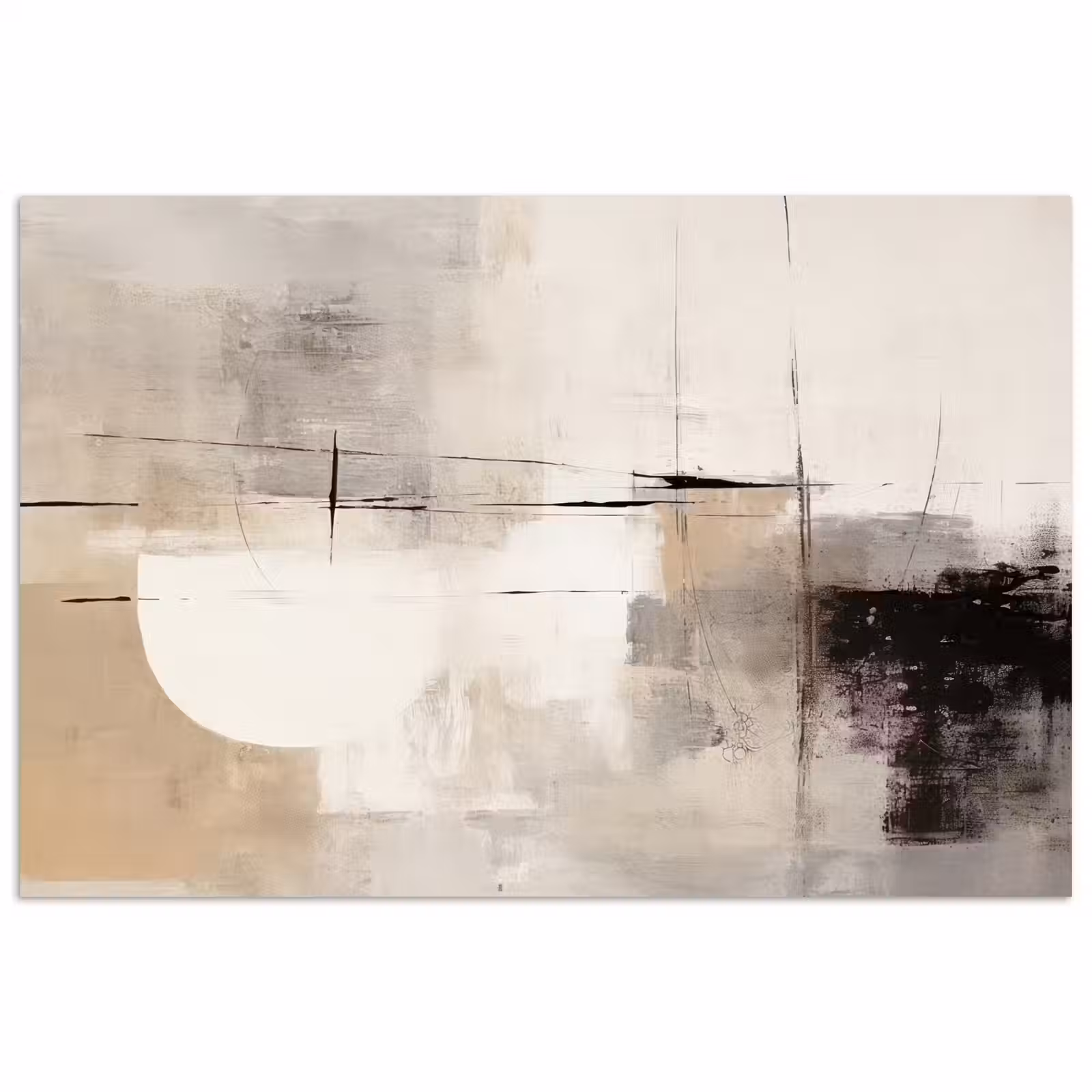 Poster - Abstract - Kunst - Grijs — 1