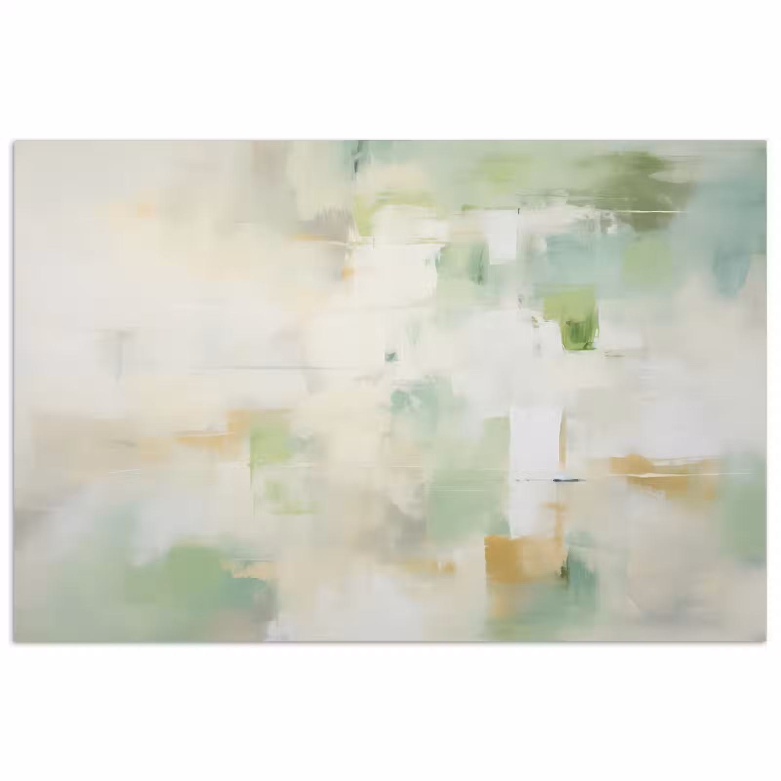 Poster - Abstract - Kunst - Wit - Groen - Modern — 1