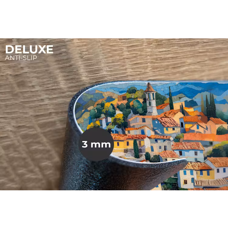 Placemat - 6 stuks - Dorp - Heuvels - Landschap - Bomen — 4