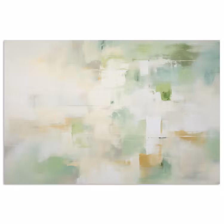 Poster - Abstract - Kunst - Wit - Groen - Modern — 1