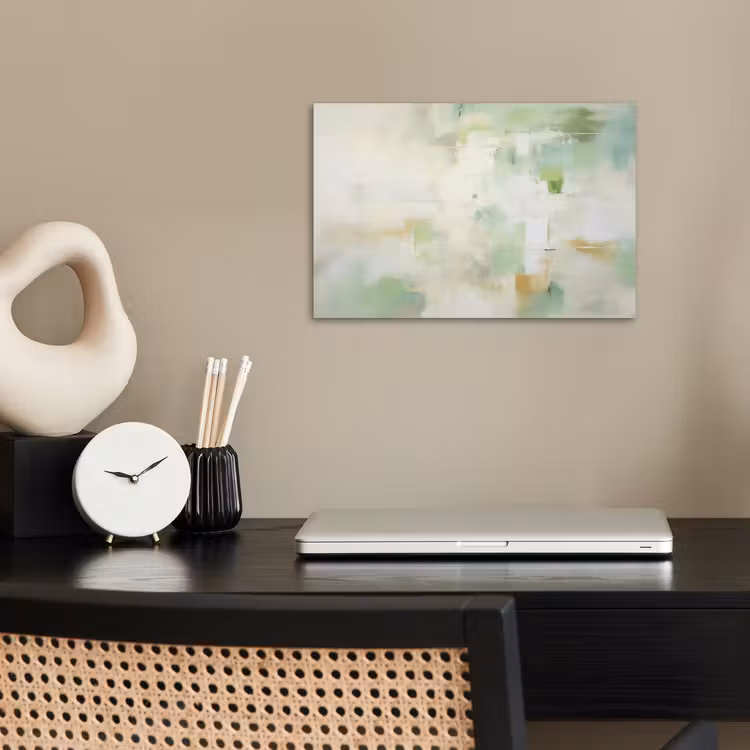 Poster - Abstract - Kunst - Wit - Groen - Modern — 2
