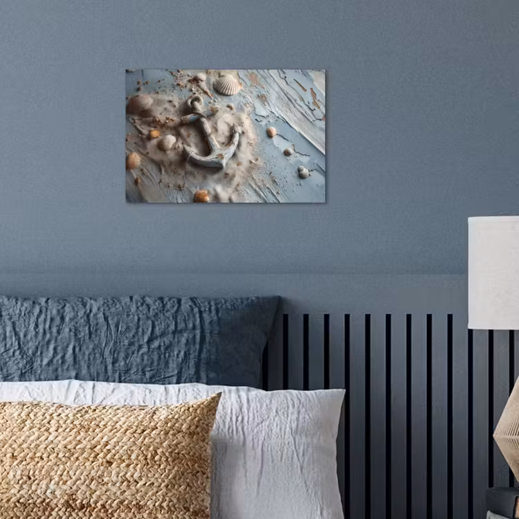 Poster - Anker - Hout - Schelpen - Zand — 3