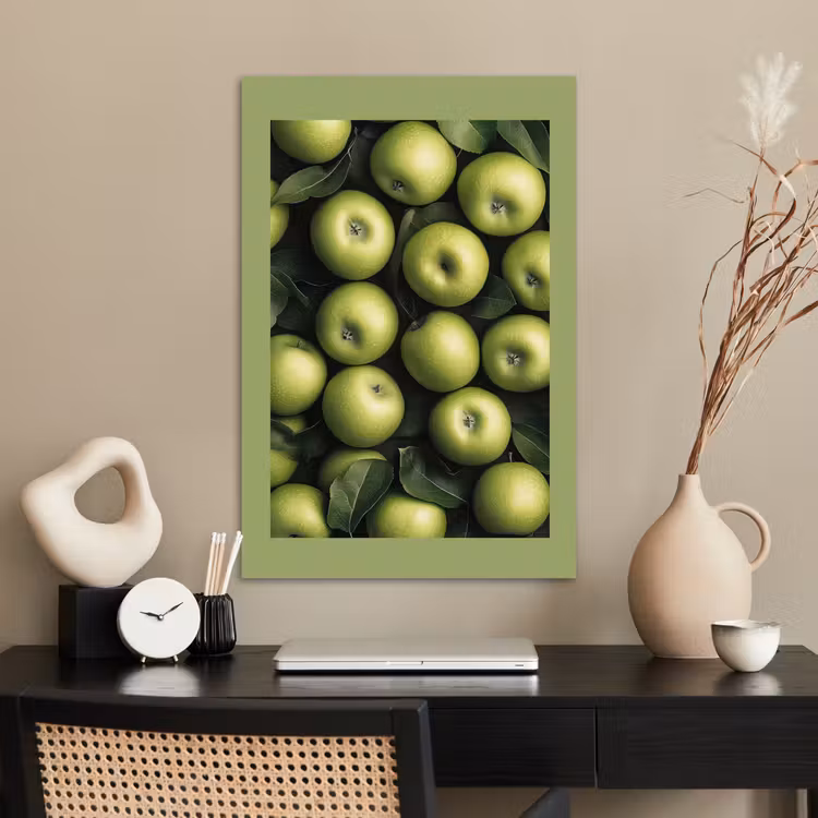 Poster - Appels - Groen - bladeren — 2