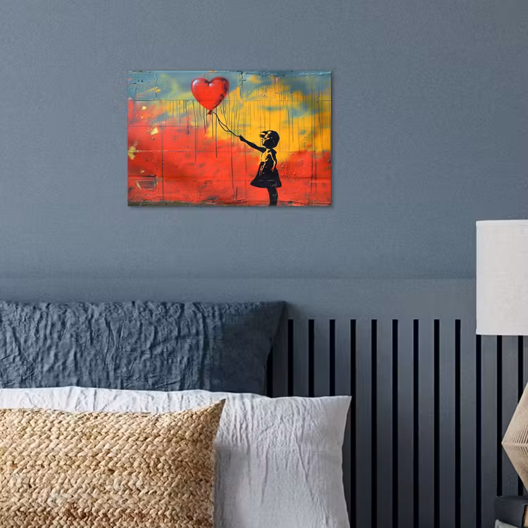 Poster - Banksy - Kunst - Graffiti - Meisje - Street art — 3