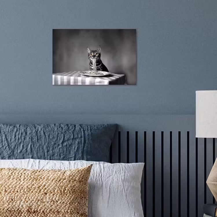 Poster - Bengaal - Kat - Tafelkleed - Zwart - Wit - Dier — 3