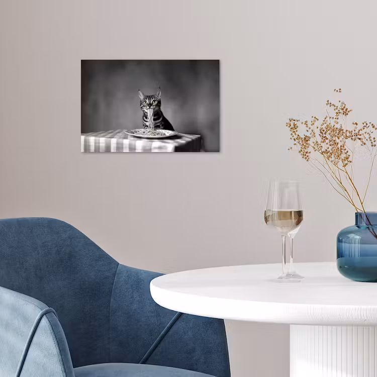 Poster - Bengaal - Kat - Tafelkleed - Zwart - Wit - Dier — 4