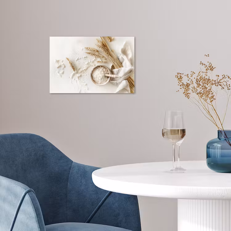 Poster - Bloem - Hout - Tarwe — 4