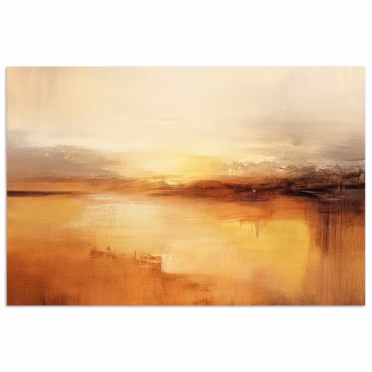 Poster - Abstract - Bruin - Modern - Herfst kleuren — 1