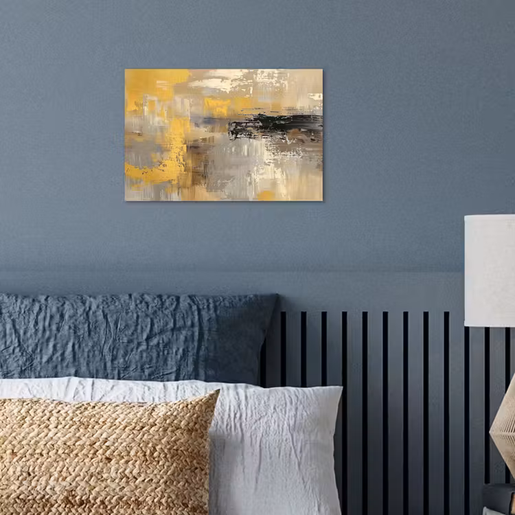 Poster - Abstract - Geel - Modern - Beige — 3