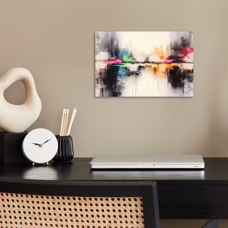 Poster - Abstract - Kleurexplosie - Landschap — 2