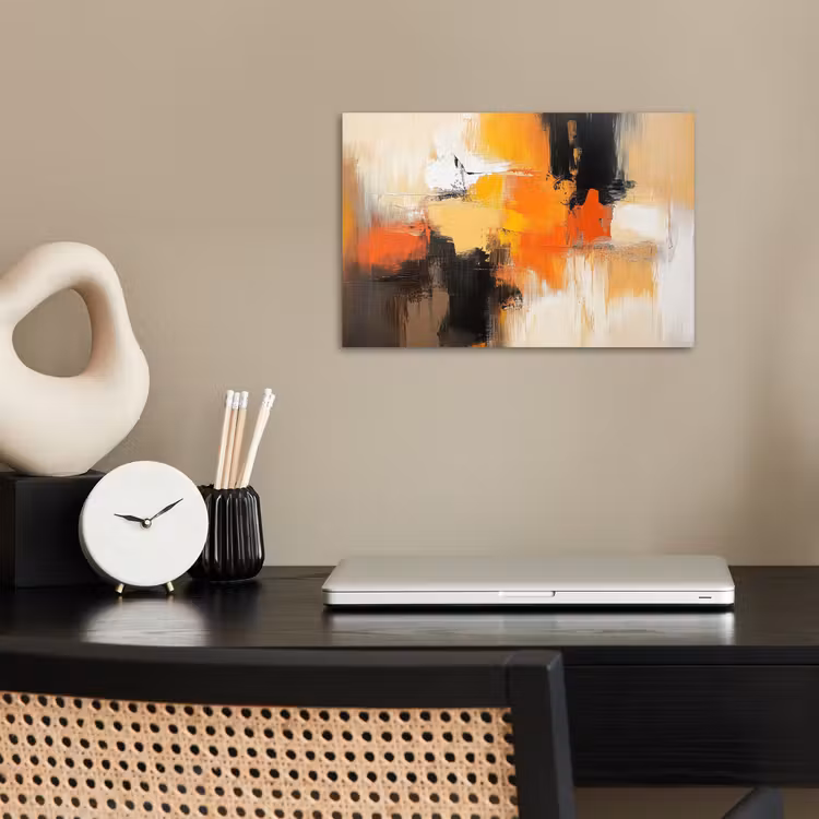 Poster - Abstract - Modern - Verflook - Herfst kleuren - Oranje — 2