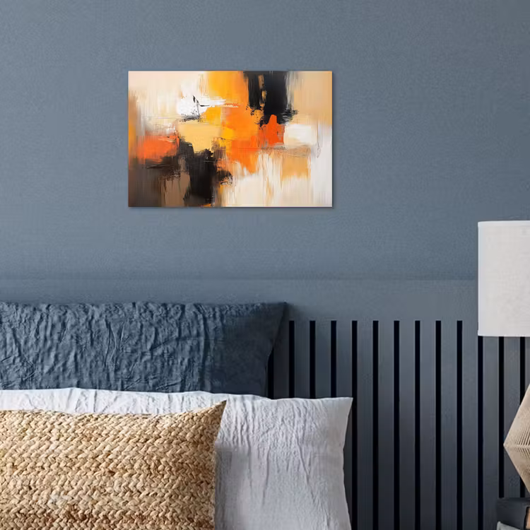 Poster - Abstract - Modern - Verflook - Herfst kleuren - Oranje — 3