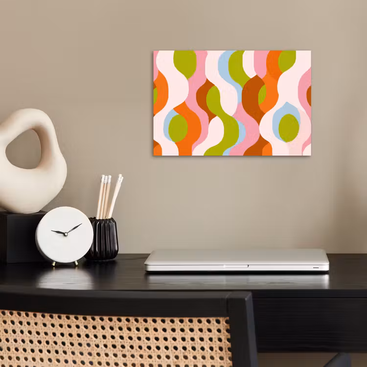 Poster - Abstract - Vormen - Roze — 2