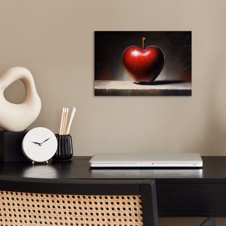Poster - Apple - Hart - Rood — 2