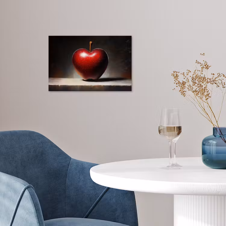 Poster - Apple - Hart - Rood — 4