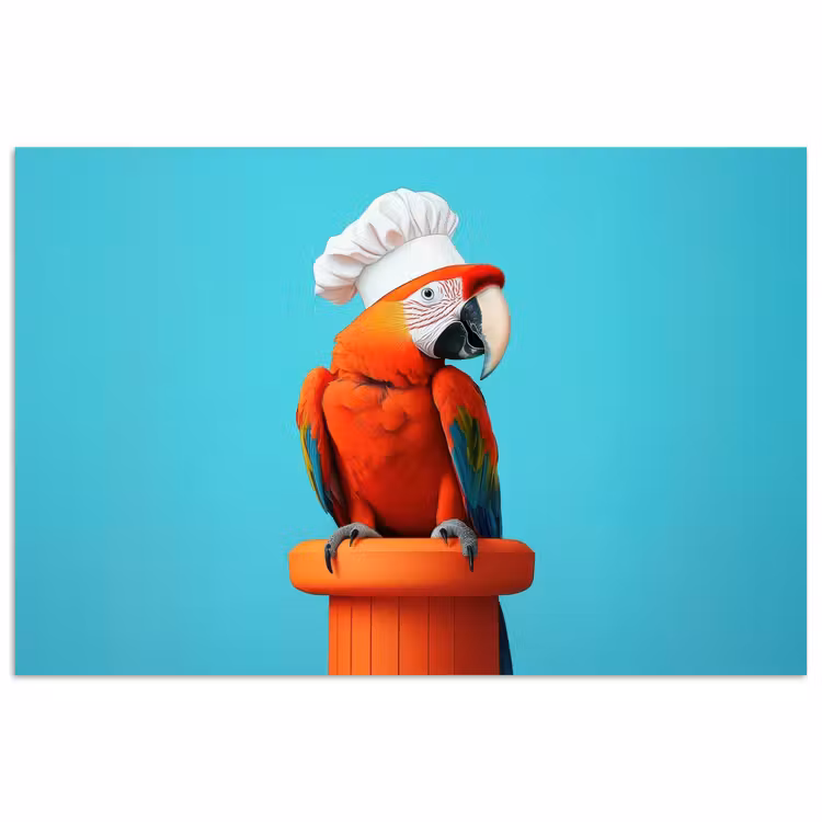 Poster - Ara - Koksmuts - Sokkel - Grappig — 1