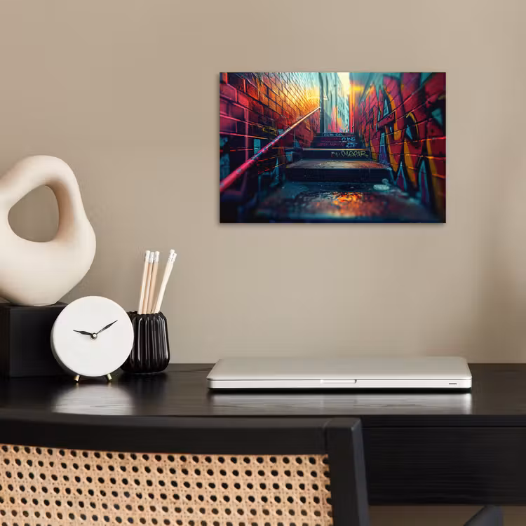 Poster - Architectuur - Neon - Trap - Graffiti — 2