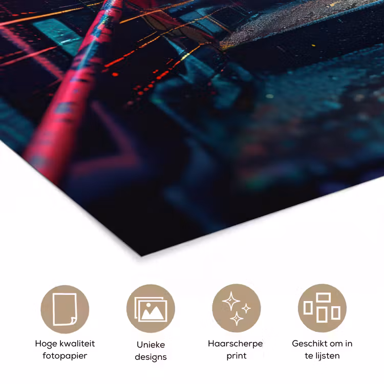 Poster - Architectuur - Neon - Trap - Graffiti — 5