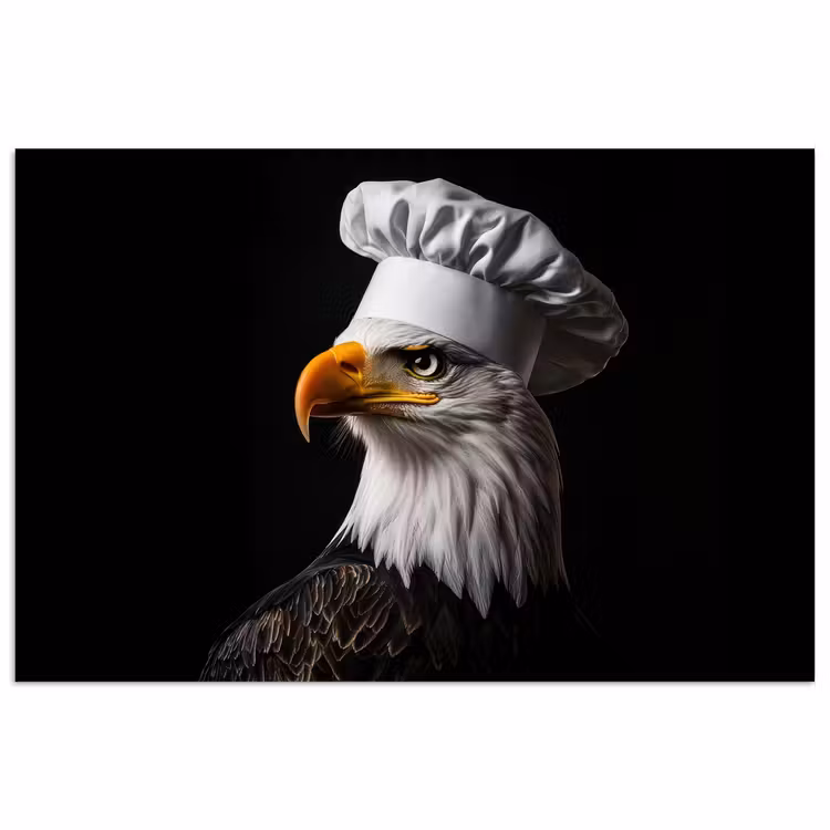 Poster - Arend -Amerika - Koksmuts - Vogel - Stoer — 1
