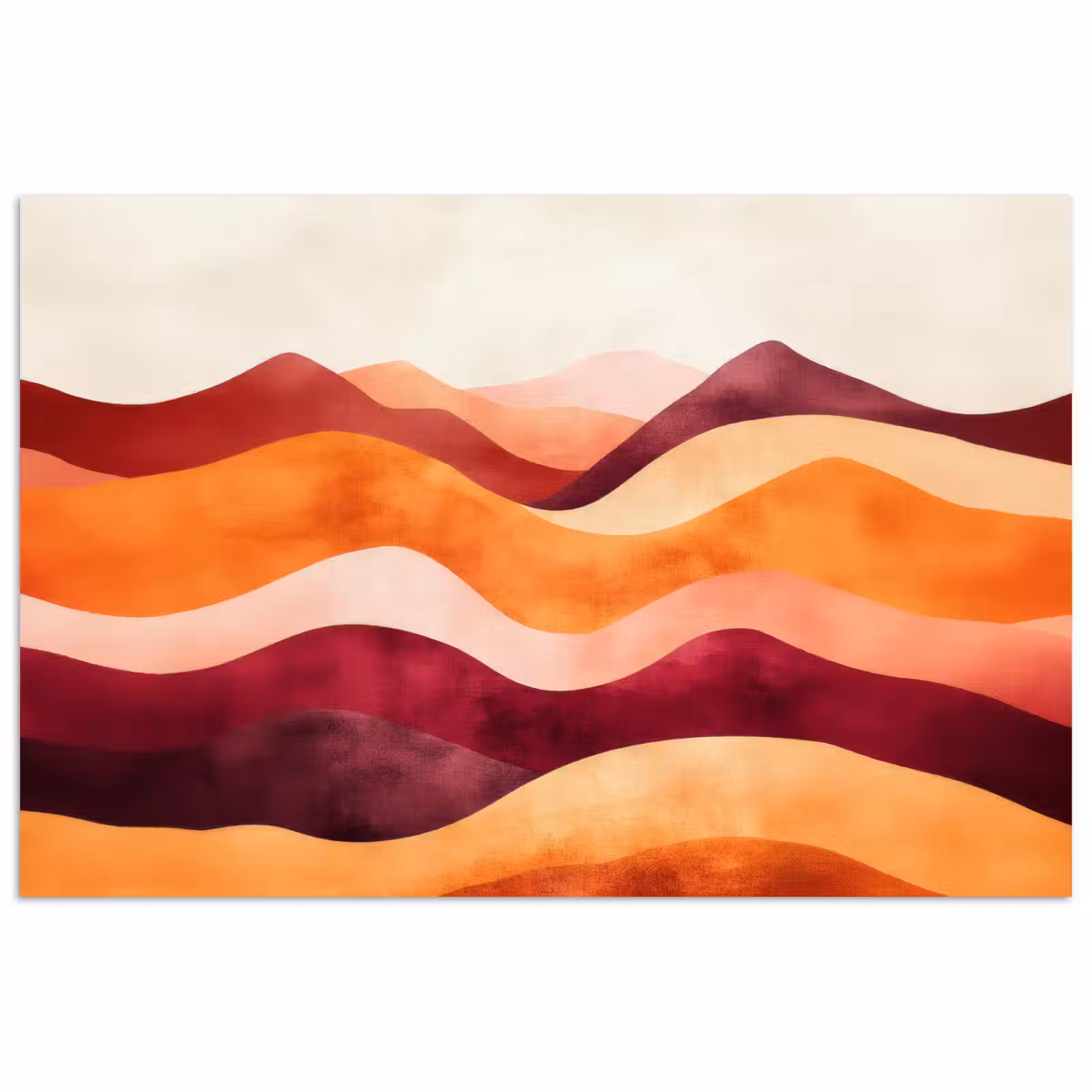Poster - Abstract - Landschap - Golven — 1