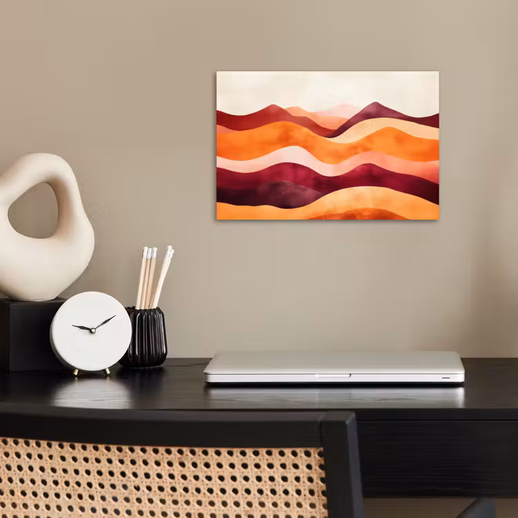 Poster - Abstract - Landschap - Golven — 2