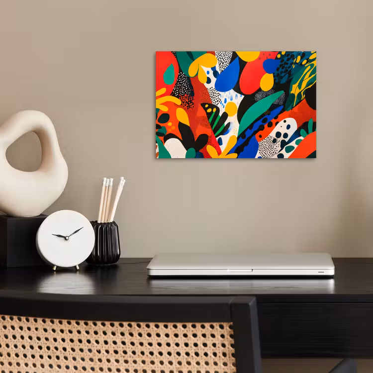 Poster - Abstract - Planten - Vormen - Kleurrijk — 2