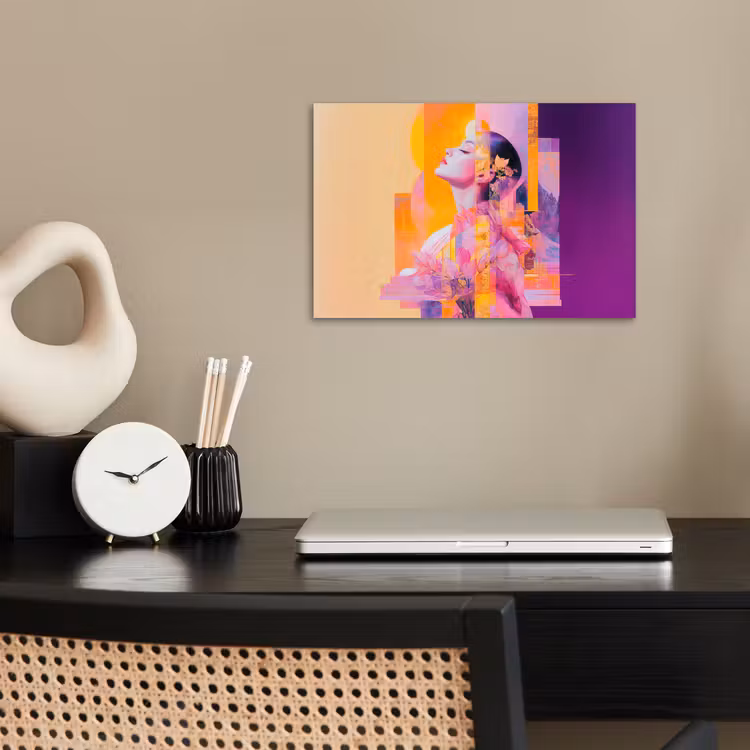 Poster - Abstract - Portret - Vrouw - Kleurrijk — 2