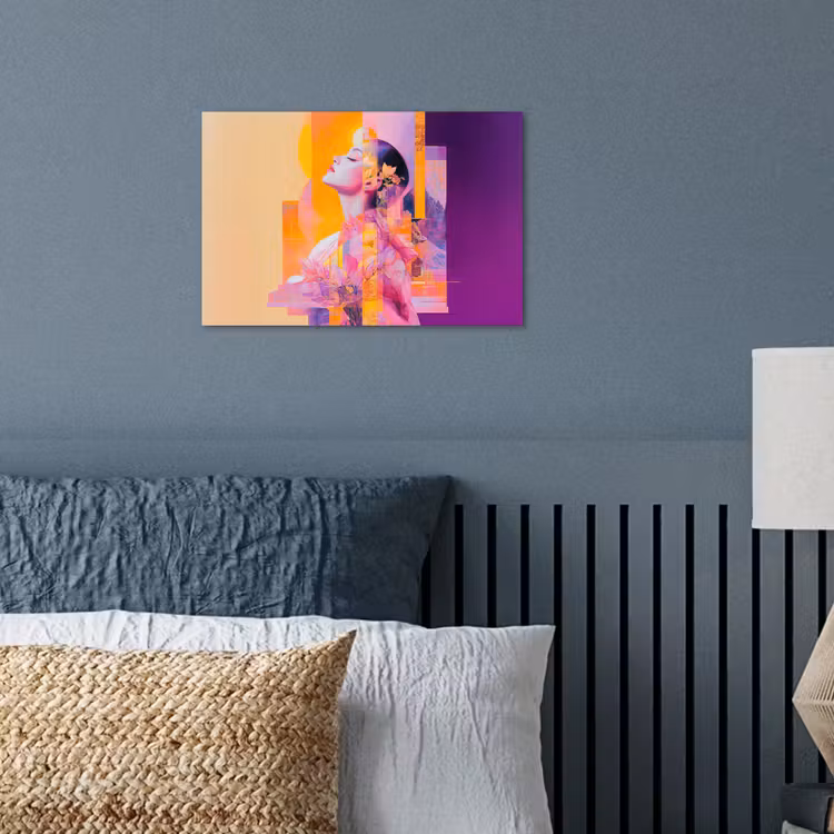 Poster - Abstract - Portret - Vrouw - Kleurrijk — 3