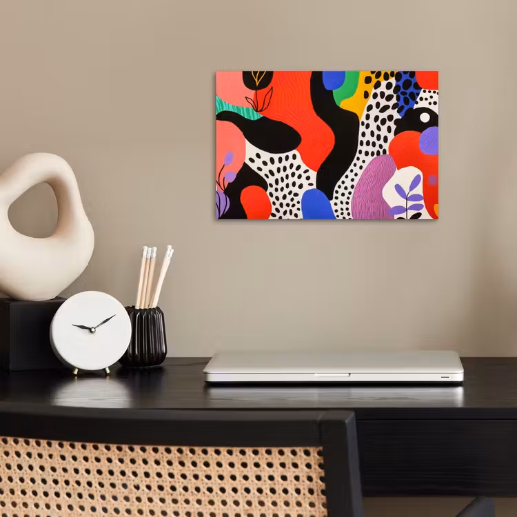 Poster - Abstract - Vormen - Kleuren - Stippen — 2