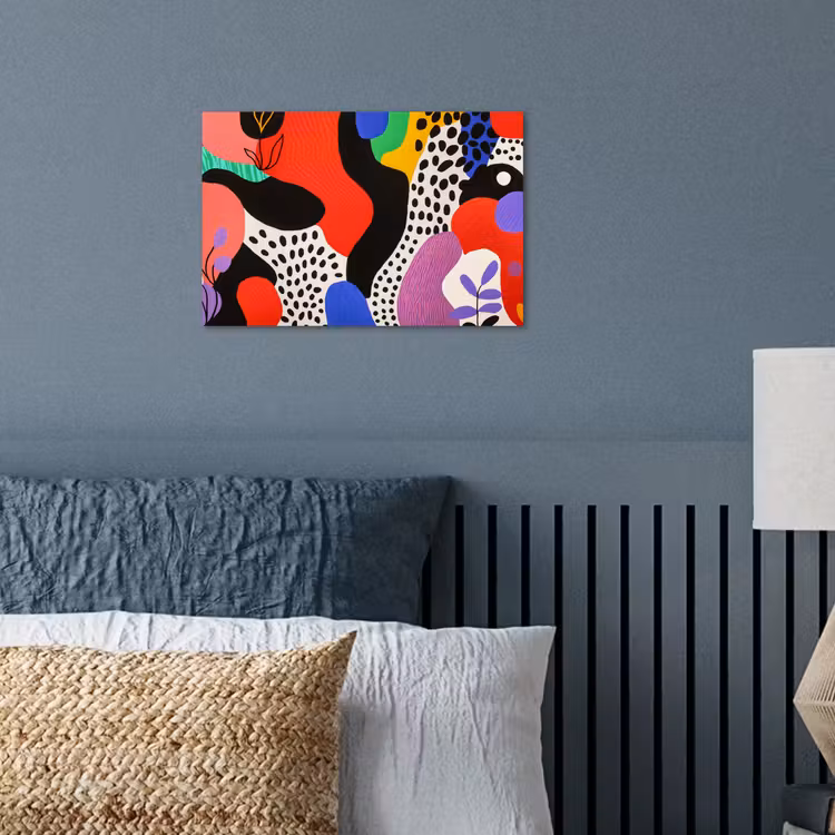 Poster - Abstract - Vormen - Kleuren - Stippen — 3