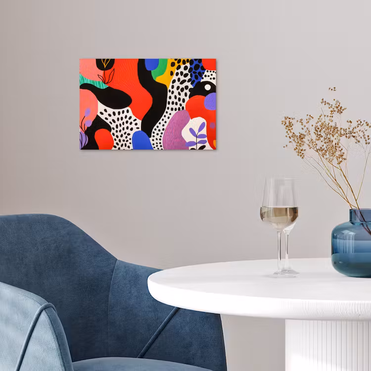 Poster - Abstract - Vormen - Kleuren - Stippen — 4