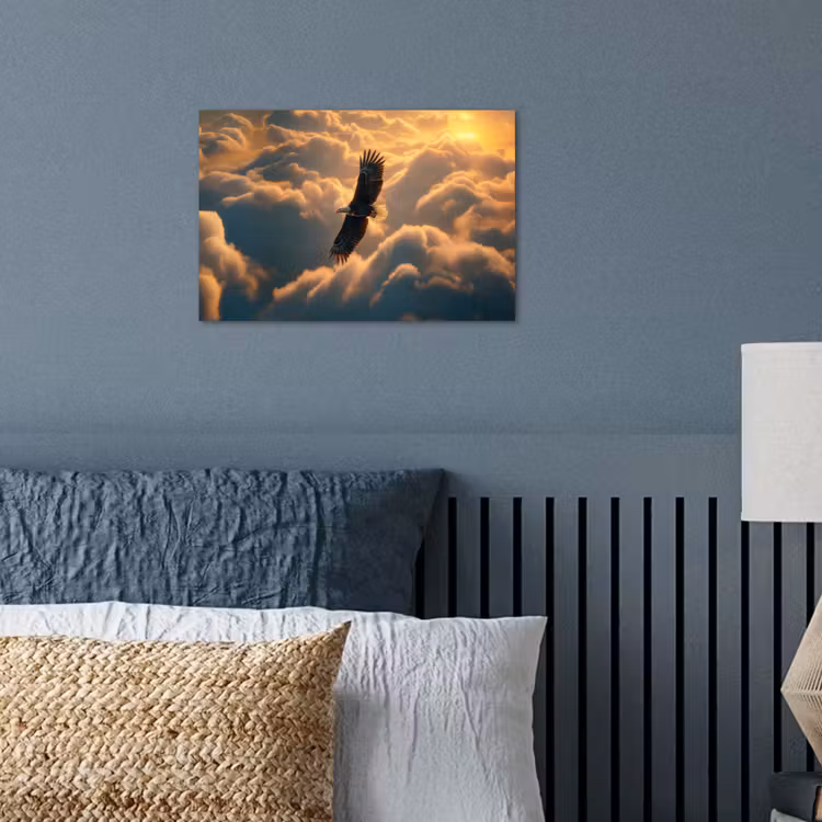 Poster - Adelaar - Wolken - Zon — 3