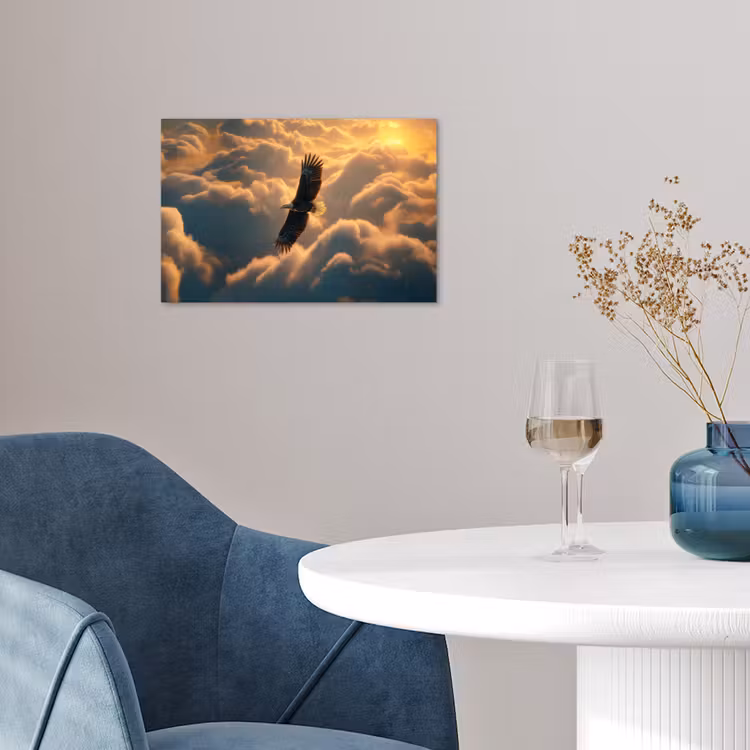 Poster - Adelaar - Wolken - Zon — 4