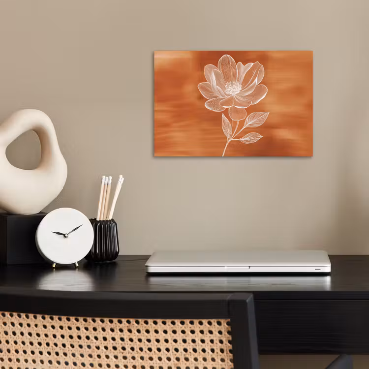 Poster - Bloem - Minimalistisch - Wit — 2