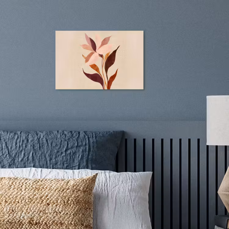 Poster - Bloemen - Blaadjes - Minimalistisch - Roze — 3