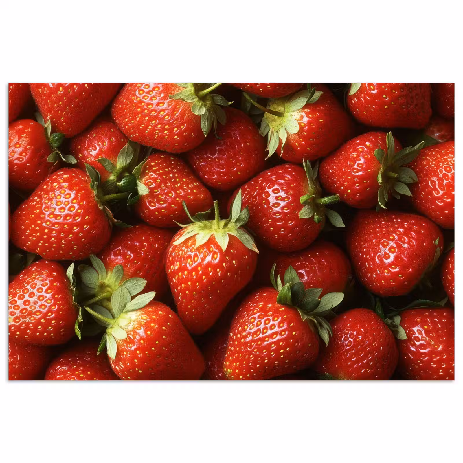 Poster - Aardbei - Fruit - Rood — 1