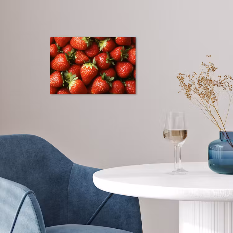 Poster - Aardbei - Fruit - Rood — 4