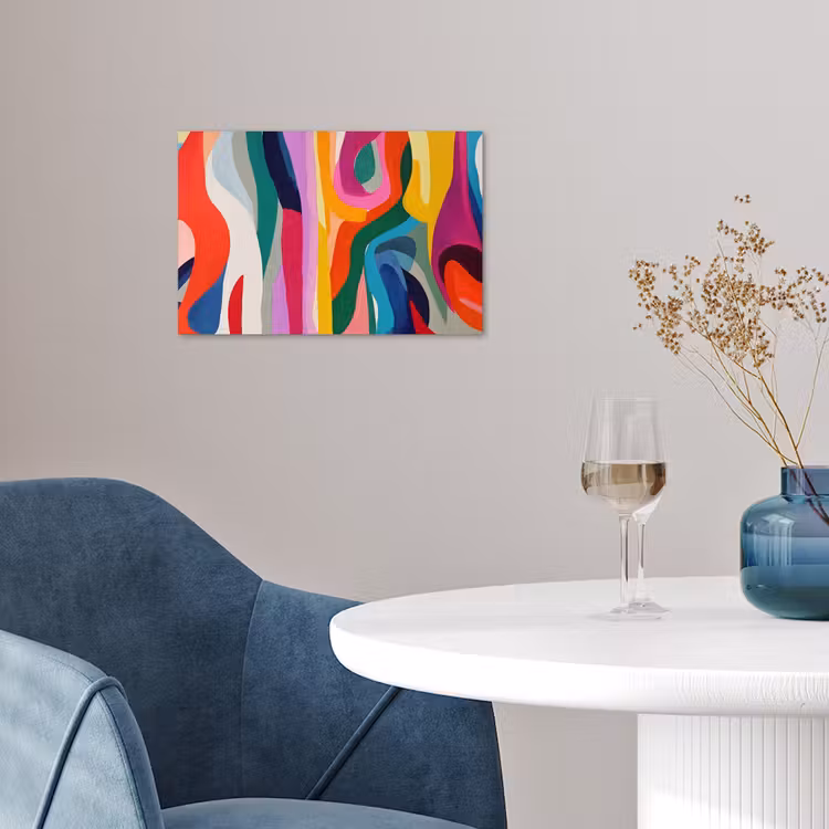 Poster - Abstract - Kleurrijk - Golven - Lijnen — 4