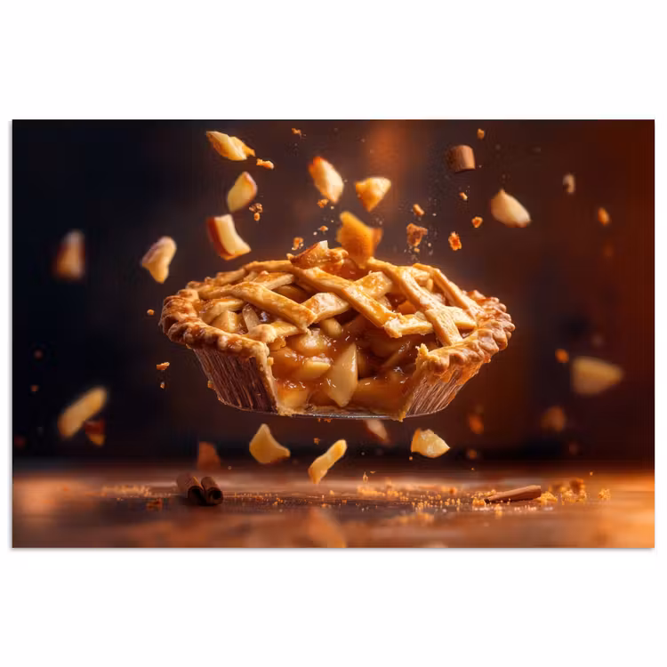 Poster - Appel - Taart - Warm - Eten — 1