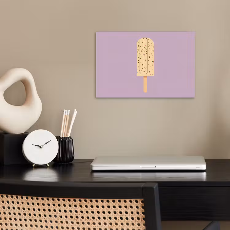 Poster - Beige - Ijsje - Spikkels — 2