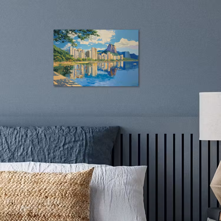 Poster - Berg - Skyline - Strand - Water — 3