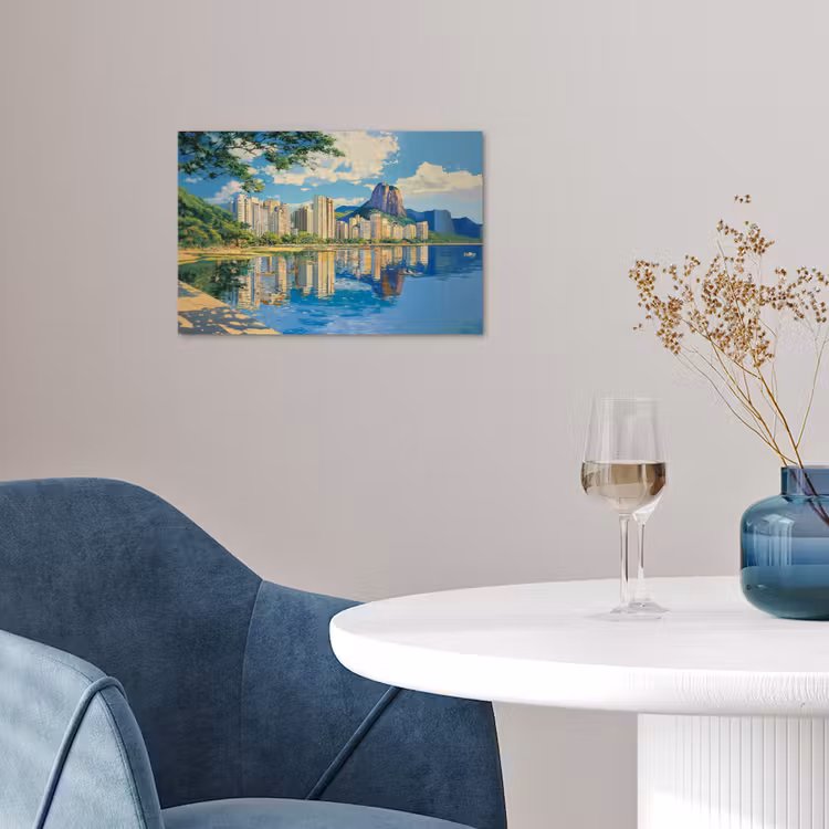 Poster - Berg - Skyline - Strand - Water — 4