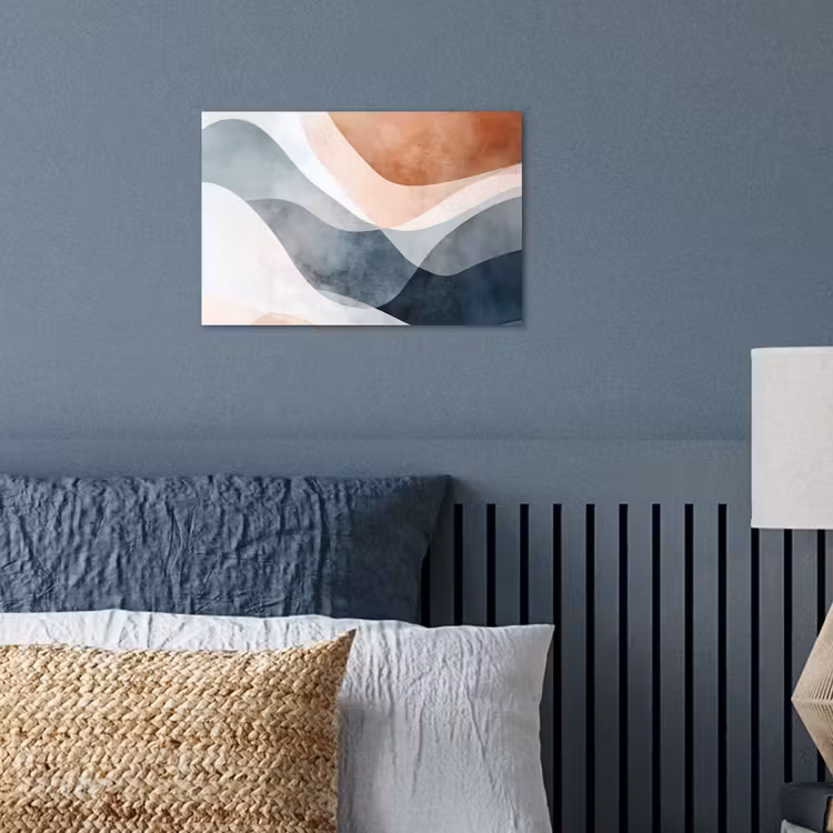 Poster - Abstract - Golven - Blauw — 3