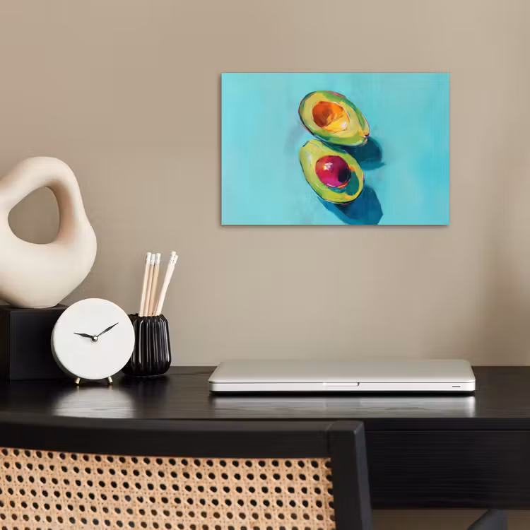 Poster - Avocado - Groen - Pit - Schaduw — 2