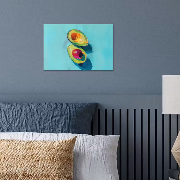 Poster - Avocado - Groen - Pit - Schaduw — 3
