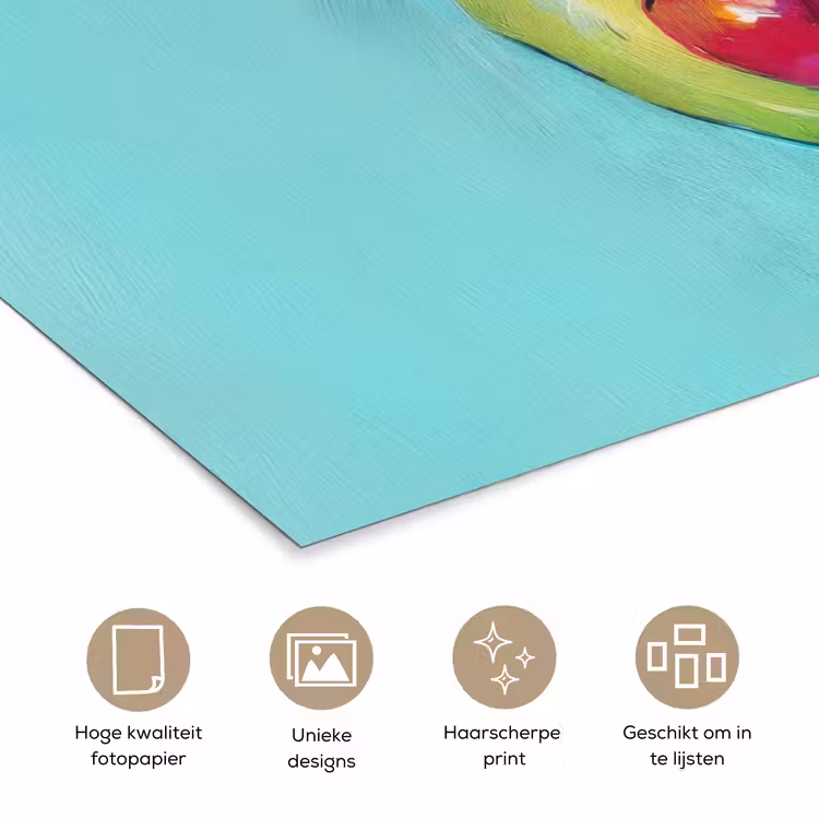Poster - Avocado - Groen - Pit - Schaduw — 5