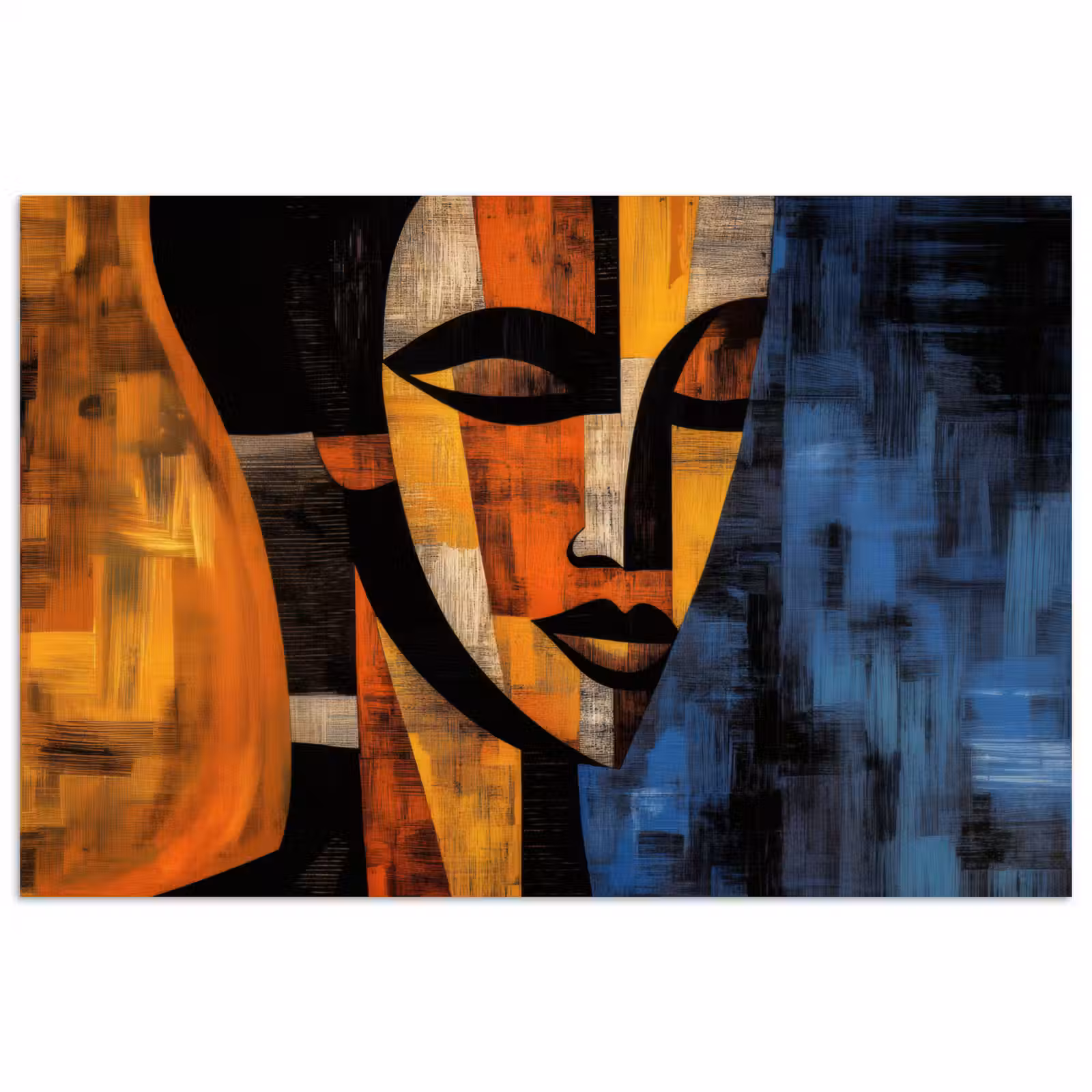 Poster - Abstract - Portret - Kleurvakken — 1