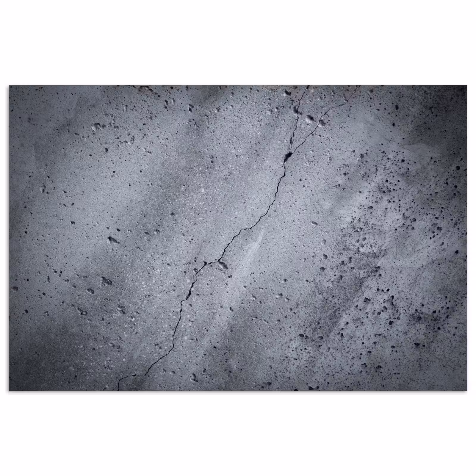Poster - Beton - Grijs - Scheur — 1