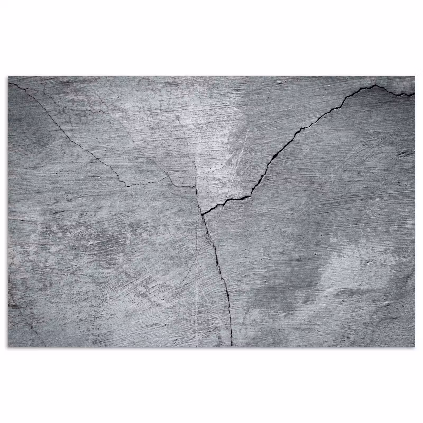 Poster - Beton - Grijs - Scheur — 1