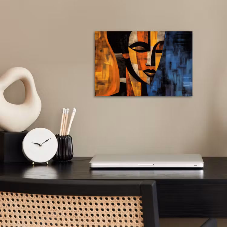 Poster - Abstract - Portret - Kleurvakken — 2